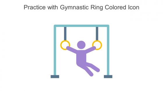 Practice With Gymnastic Ring Colored Icon In Powerpoint Pptx Png And Editable Eps Format