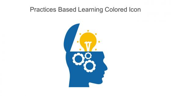 Practices Based Learning Colored Icon In Powerpoint Pptx Png And Editable Eps Format