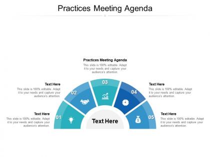 Practices meeting agenda ppt powerpoint presentation gallery example file cpb
