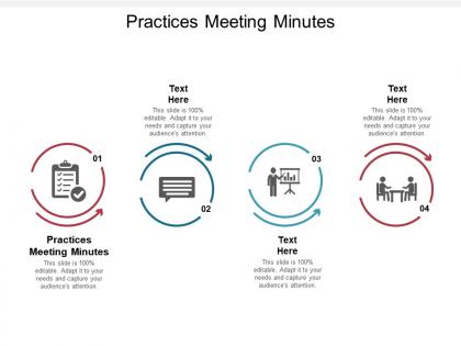 Practices meeting minutes ppt powerpoint presentation outline skills cpb