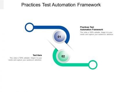 Practices test automation framework ppt powerpoint presentation file rules cpb