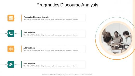 Pragmatics Discourse Analysis In Powerpoint And Google Slides Cpb