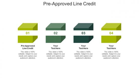 Pre approved line credit ppt powerpoint presentation icon background images cpb