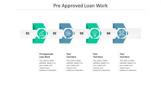 Pre approved loan work ppt powerpoint presentation infographics example topics cpb