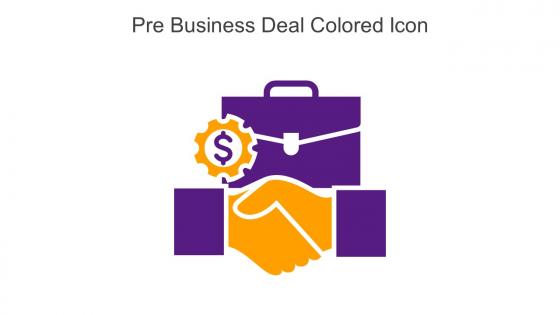 Pre Business Deal Colored Icon In Powerpoint Pptx Png And Editable Eps Format