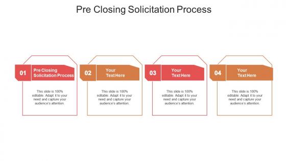 Pre closing solicitation process ppt powerpoint presentation model background image cpb