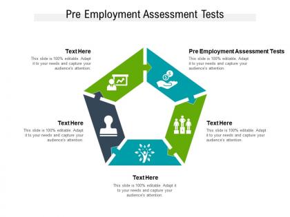 Pre employment assessment tests ppt powerpoint presentation infographic template cpb