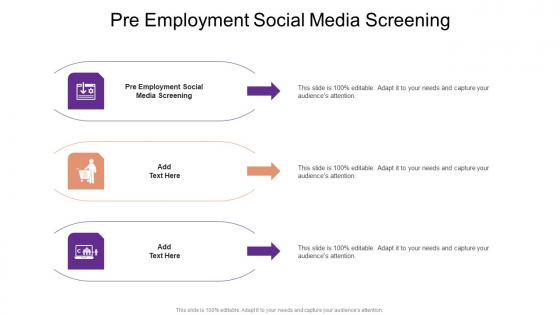 Pre Employment Social Media Screening In Powerpoint And Google Slides Cpb