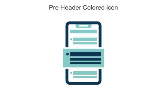 Pre Header Colored Icon In Powerpoint Pptx Png And Editable Eps Format