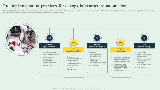 Pre Implementation Practices For Devops Infrastructure Automation