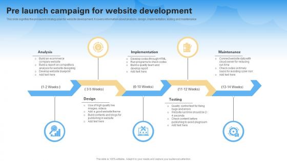 Pre Launch Campaign For Website Development