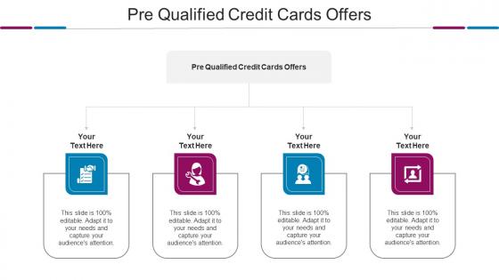 Pre Qualified Credit Cards Offers Ppt Powerpoint Presentation Icon Vector Cpb