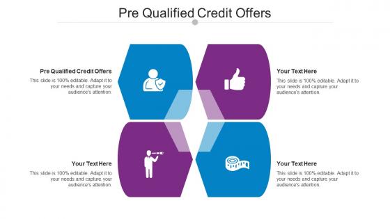 Pre Qualified Credit Offers Ppt Powerpoint Presentation Ideas Graphics Template Cpb