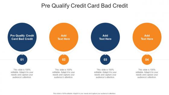 Pre Qualify Credit Card Bad Credit In Powerpoint And Google Slides Cpb