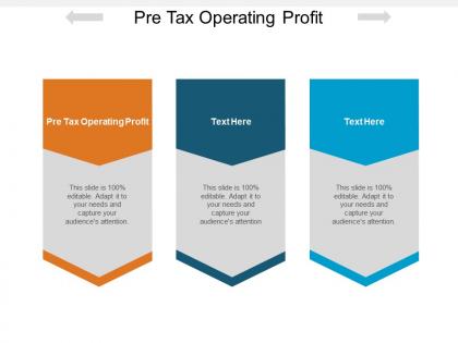 Pre tax operating profit ppt powerpoint presentation slides guidelines cpb