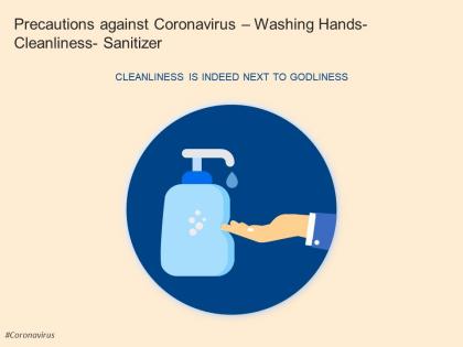 Precautions against pandemic coronavirus