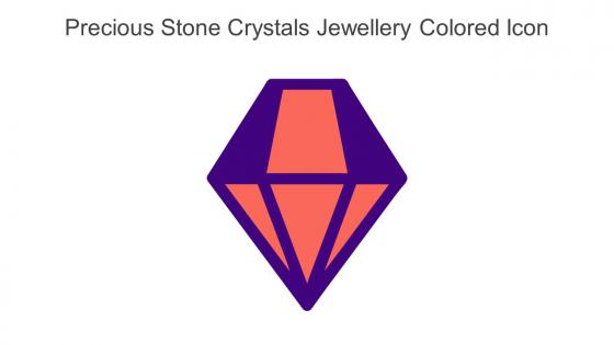 Precious Stone Crystals Jewellery Colored Icon In Powerpoint Pptx Png And Editable Eps Format