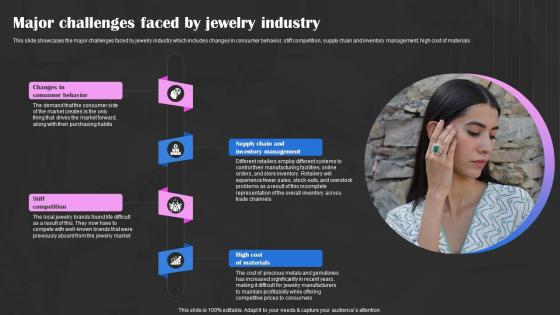 Precious Stones Business Plan Major Challenges Faced By Jewelry Industry BP SS