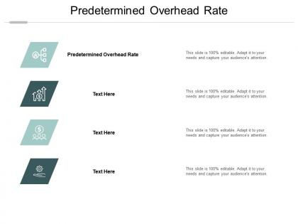 Predetermined overhead rate ppt powerpoint presentation ideas design ideas cpb