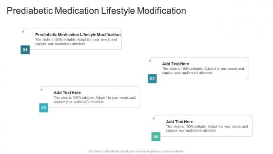Prediabetic Medication Lifestyle Modification In Powerpoint And Google Slides Cpb