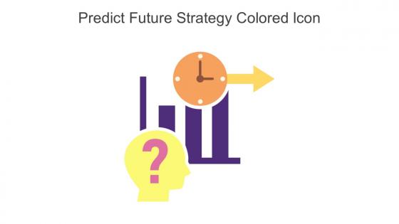 Predict Future Strategy Colored Icon In Powerpoint Pptx Png And Editable Eps Format