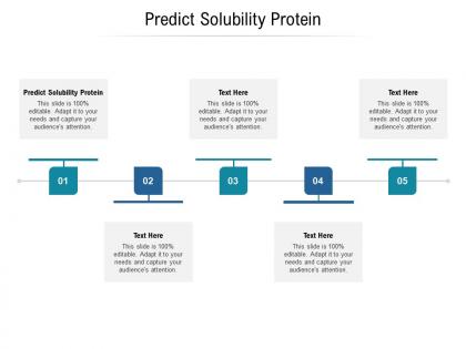 Predict solubility protein ppt powerpoint presentation infographics files cpb