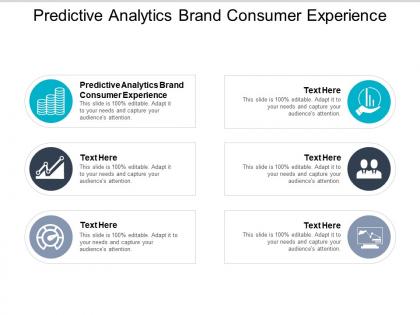 Predictive analytics brand consumer experience ppt powerpoint presentation gallery professional cpb