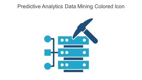 Predictive Analytics Data Mining Colored Icon In Powerpoint Pptx Png And Editable Eps Format