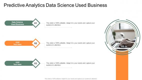 Predictive Analytics Data Science Used Business In Powerpoint And Google Slides Cpb