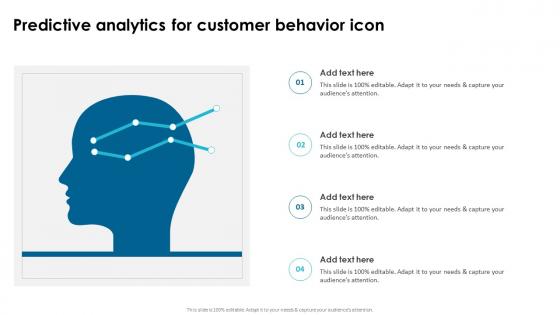 Predictive Analytics For Customer Behavior Icon