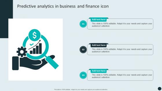 Predictive Analytics In Business And Finance Icon