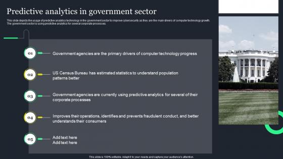 Predictive Analytics In Government Sector Ppt Powerpoint Presentation File Styles