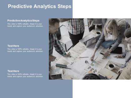 Predictive analytics steps ppt powerpoint presentation summary example cpb