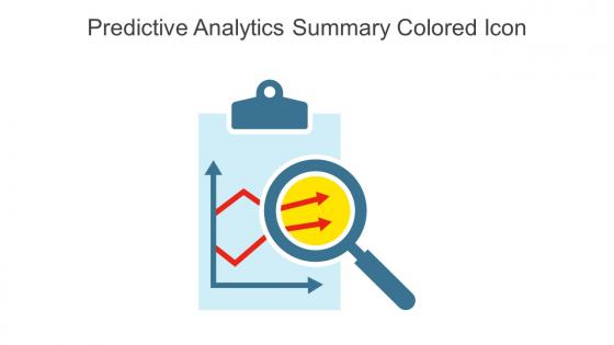 Predictive Analytics Summary Colored Icon In Powerpoint Pptx Png And Editable Eps Format