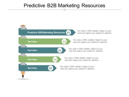 Predictive b2b marketing resources ppt powerpoint presentation ideas topics cpb