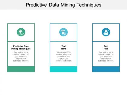 Predictive data mining techniques ppt powerpoint presentation pictures display cpb