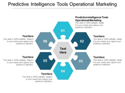Predictive intelligence tools operational marketing ppt powerpoint presentation model deck cpb