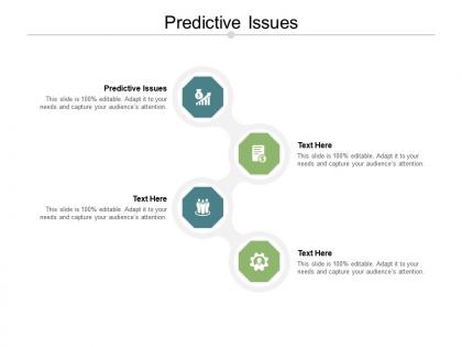 Predictive issues ppt powerpoint presentation styles outfit cpb