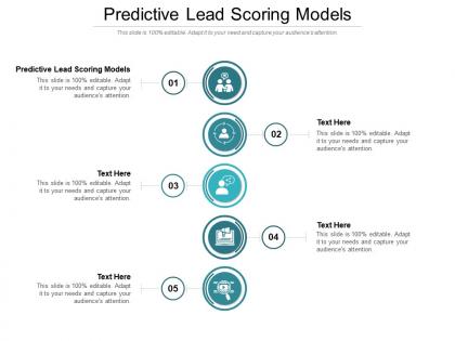 Predictive lead scoring models ppt powerpoint presentation infographic template cpb