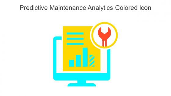 Predictive Maintenance Analytics Colored Icon In Powerpoint Pptx Png And Editable Eps Format