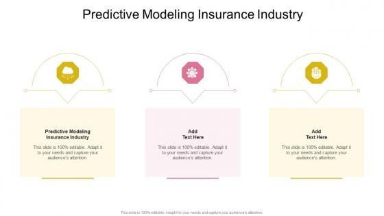 Predictive Modeling Insurance Industry In Powerpoint And Google Slides Cpb