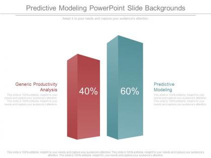 Predictive modeling powerpoint slide backgrounds