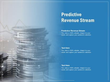 Predictive revenue stream ppt powerpoint presentation ideas brochure cpb