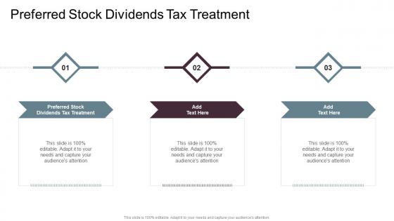 Preferred Stock Dividends Tax Treatment In Powerpoint And Google Slides Cpb