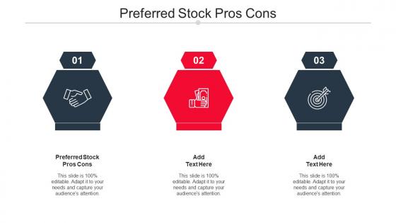 Preferred Stock Pros Cons Ppt Powerpoint Presentation Model Cpb