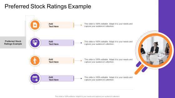 Preferred Stock Ratings Example In Powerpoint And Google Slides Cpb