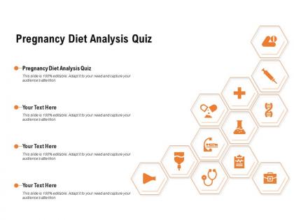 Pregnancy diet analysis quiz ppt powerpoint presentation portfolio display