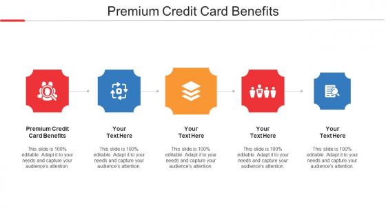 Premium Credit Card Benefits Ppt Powerpoint Presentation Pictures Brochure Cpb