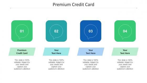 Premium Credit Card Ppt Powerpoint Presentation Ideas Icons Cpb
