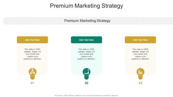 Premium Marketing Strategy In Powerpoint And Google Slides Cpb